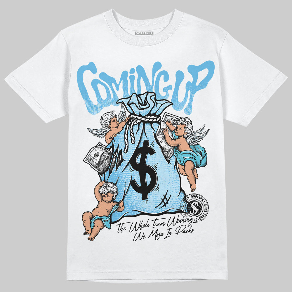 Legend Blue 11s superstreetwear T-Shirt Money Bag Coming Up Graphic
