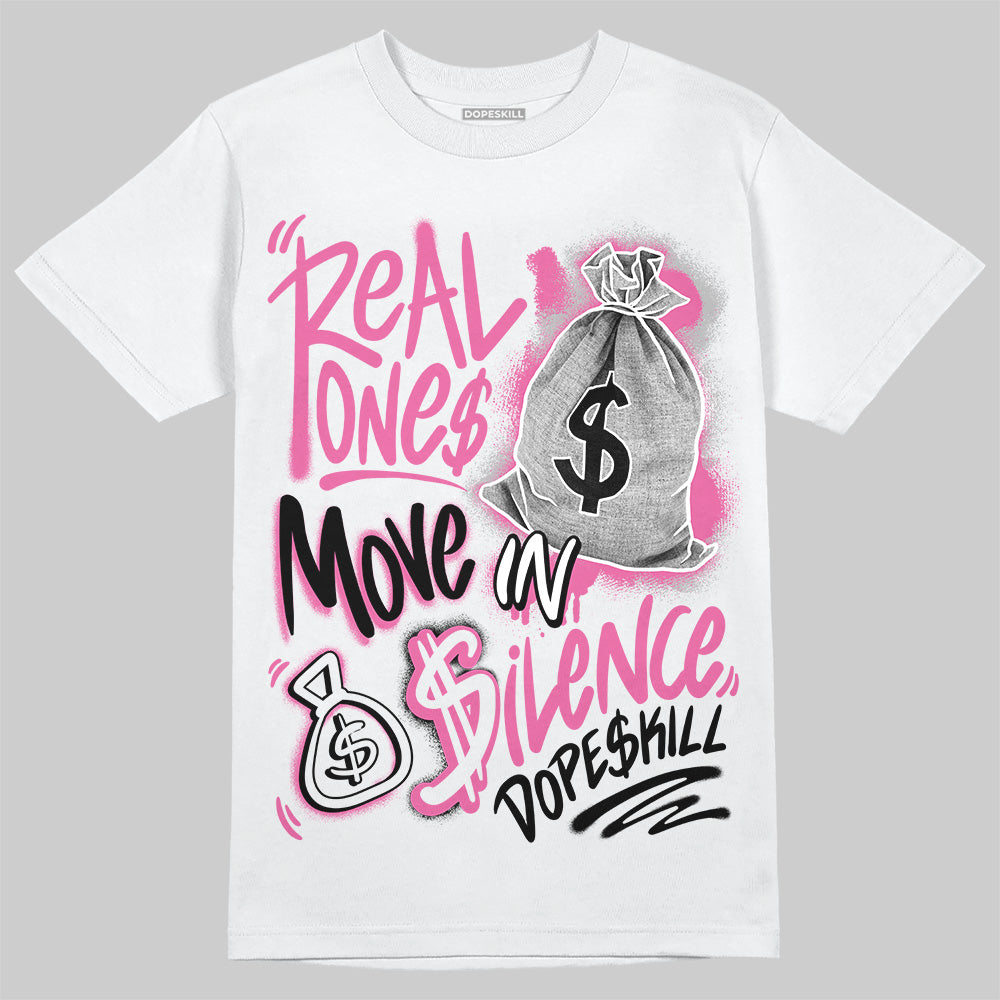 Kayano 14 Cream Sweet Pink superstreetwear T-Shirt Real Ones Move In Silence Graphic