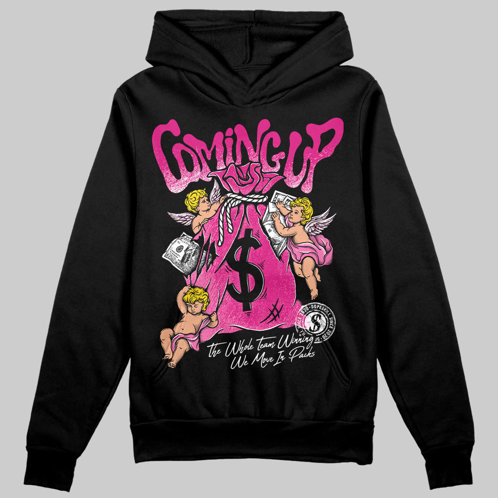 Rick RO Pink Leather Sneakers superstreetwear Hoodie Sweatshirt Money Bag Coming Up Graphic