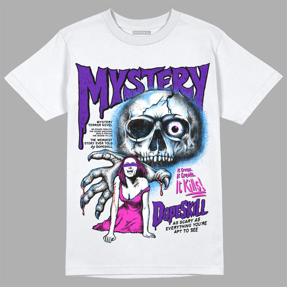 Dunk Purple Championship Court White superstreetwear T-Shirt Mystery Ghostly Grasp Graphic