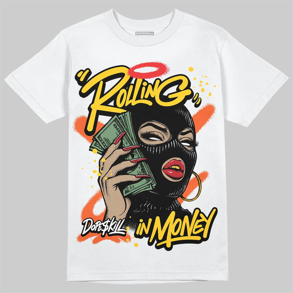 Yellow Collection superstreetwear T-Shirt Rolling in Money Graphic