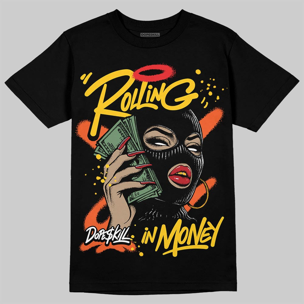 Yellow Collection superstreetwear T-Shirt Rolling in Money Graphic
