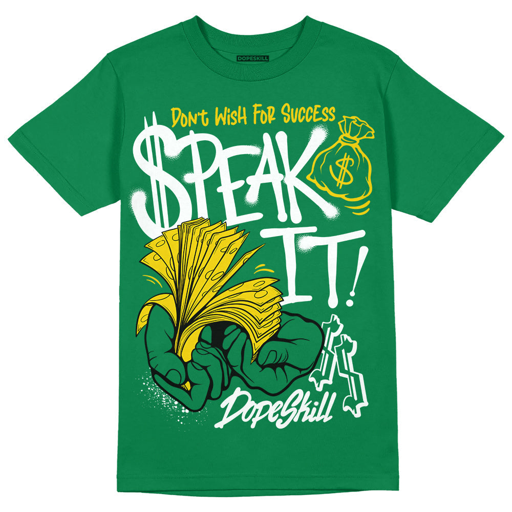 Lucky Green 5s superstreetwear Green T-shirt Speak It Graphic