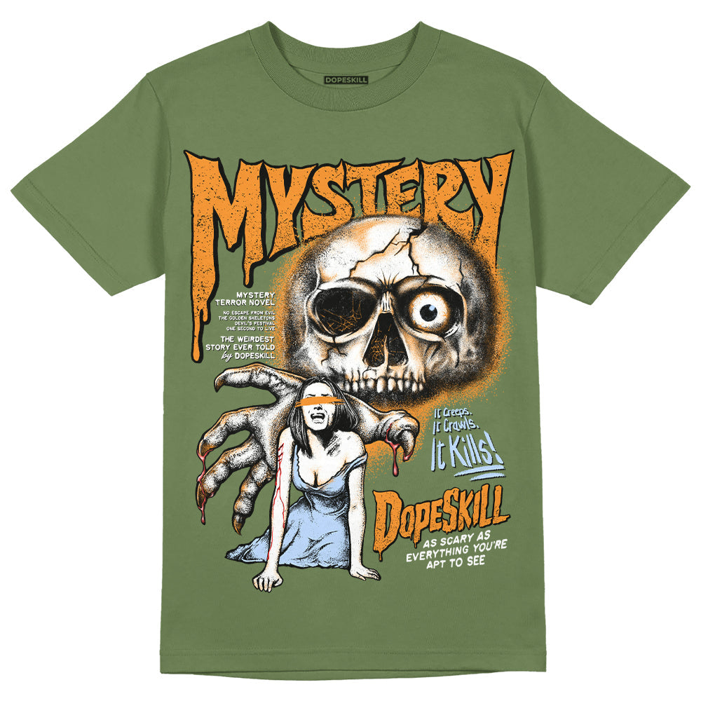 Olive 5s superstreetwear Olive T-shirt Mystery Ghostly Grasp Graphic