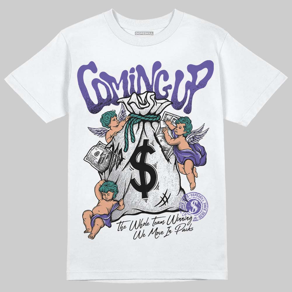 Grape 5s superstreetwear T-Shirt Money Bag Coming Up Graphic