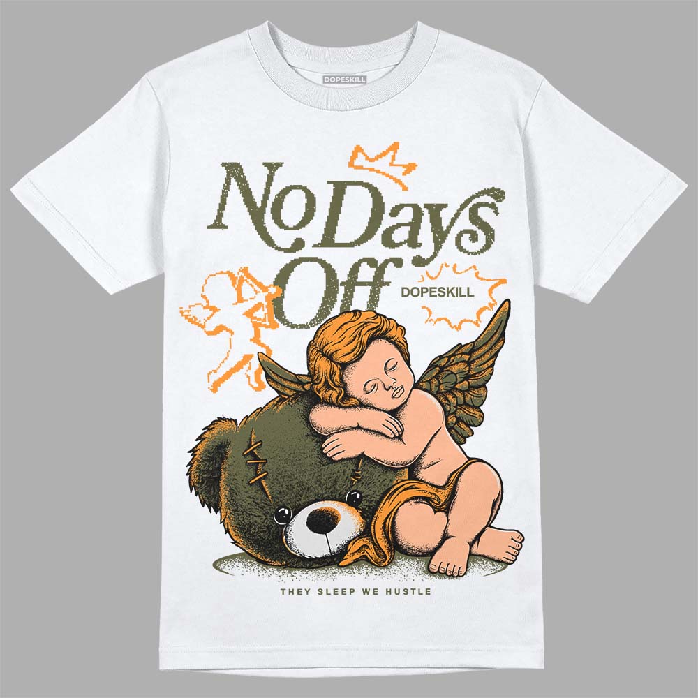 Olive 5s superstreetwear T-Shirt New No Days Off Graphic