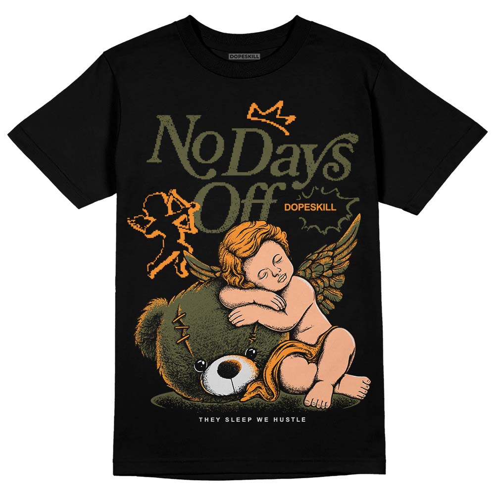 Olive 5s superstreetwear T-Shirt New No Days Off Graphic