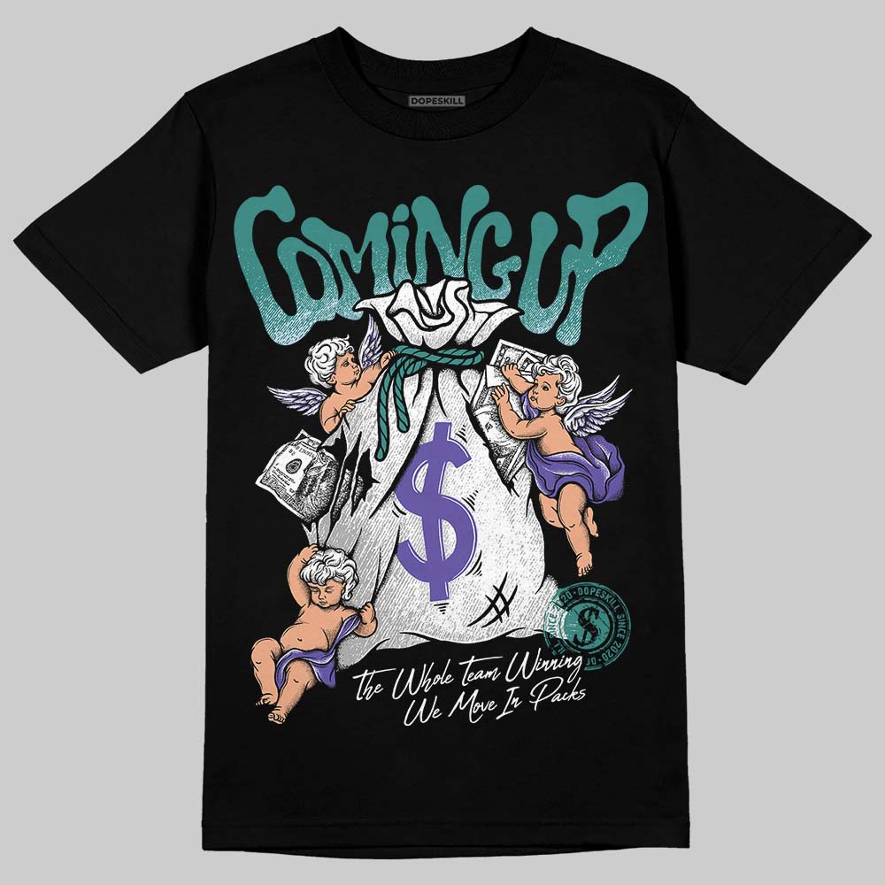 Grape 5s superstreetwear T-Shirt Money Bag Coming Up Graphic