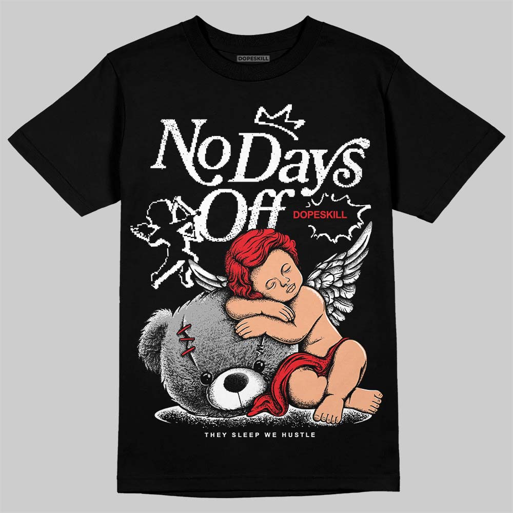 White Thunder 4s superstreetwear T-Shirt New No Days Off Graphic