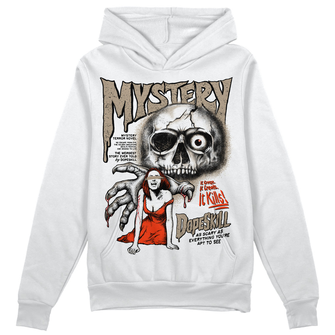 Latte 1s superstreetwear Hoodie Sweatshirt Mystery Ghostly Grasp Graphic