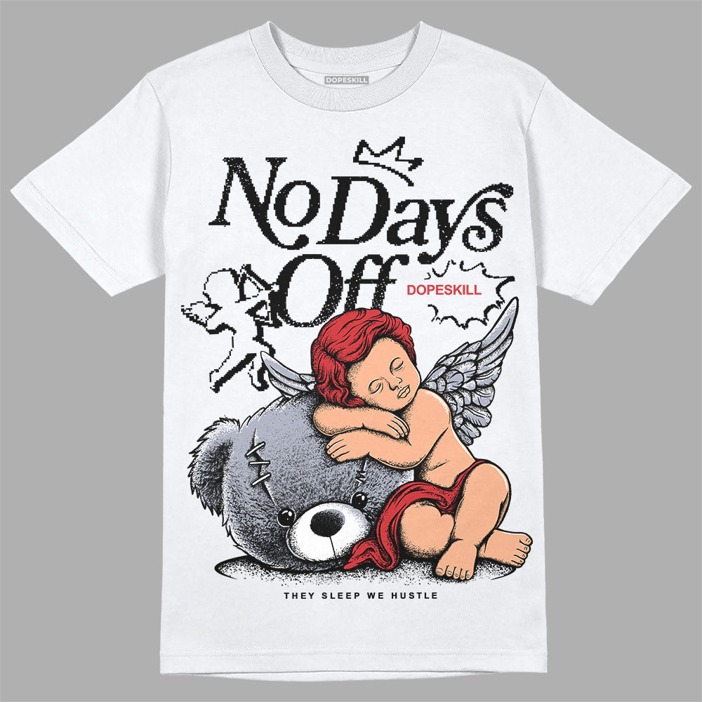 Bred Reimagined 4s superstreetwear T-Shirt New No Days Off Graphic