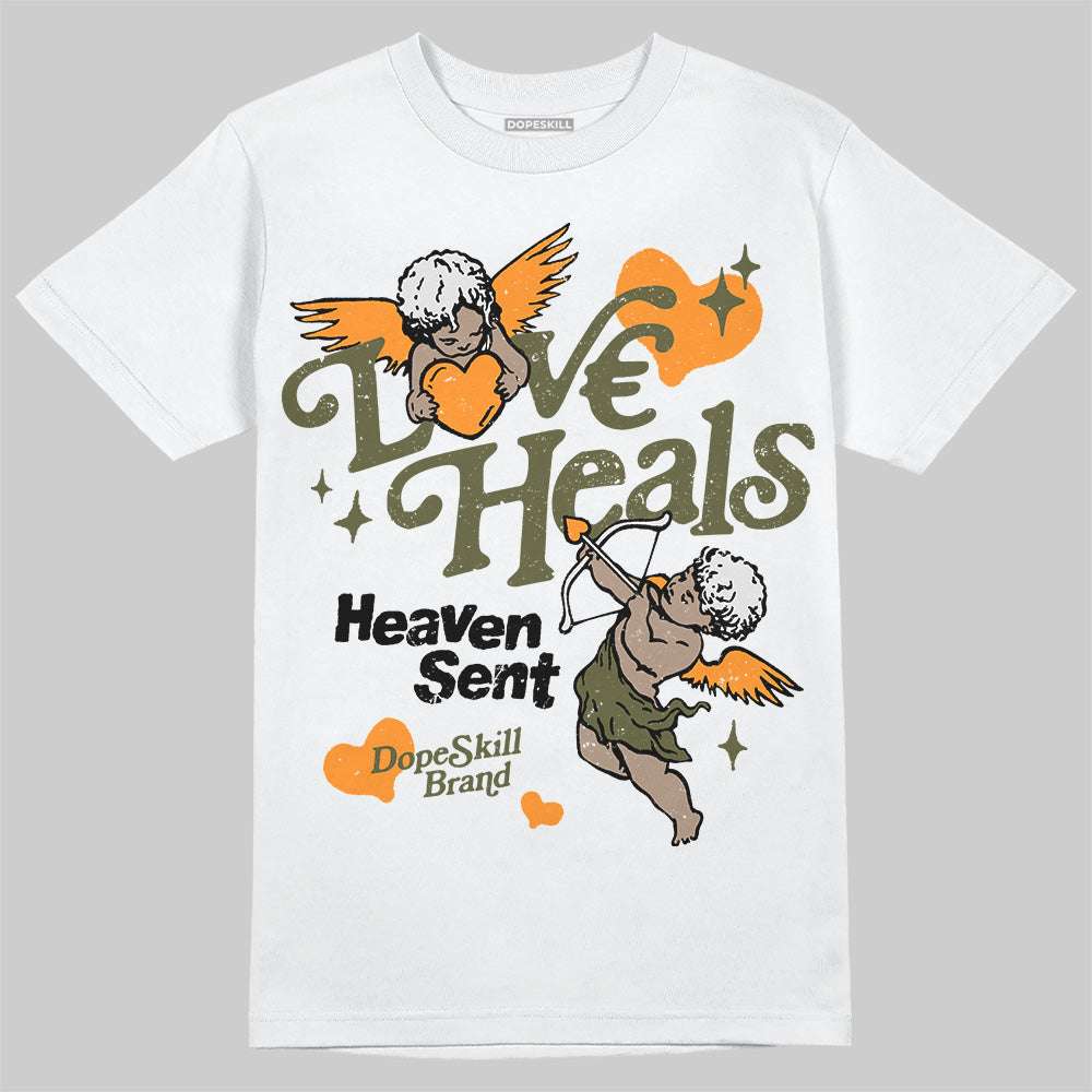 Olive 5s superstreetwear T-Shirt New Love Heals Graphic