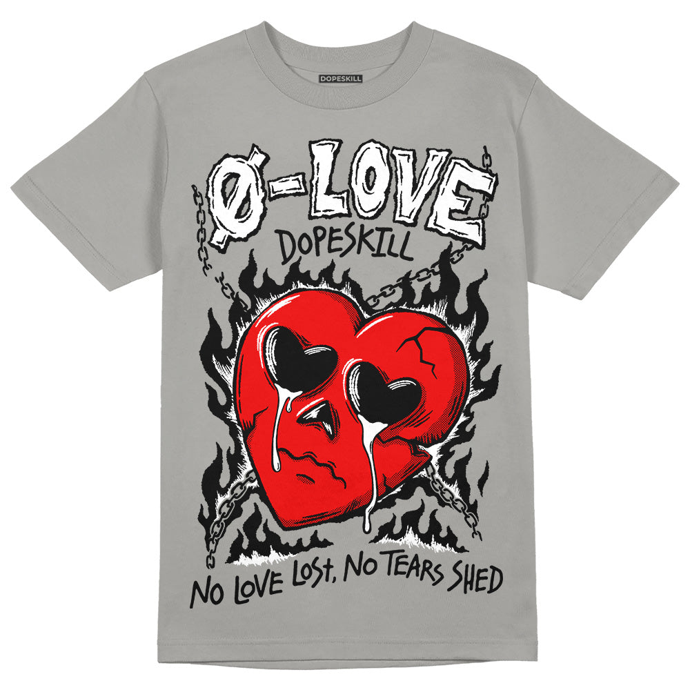 Wet Cement 4s superstreetwear Grey T-shirt Crying Heart Graphic