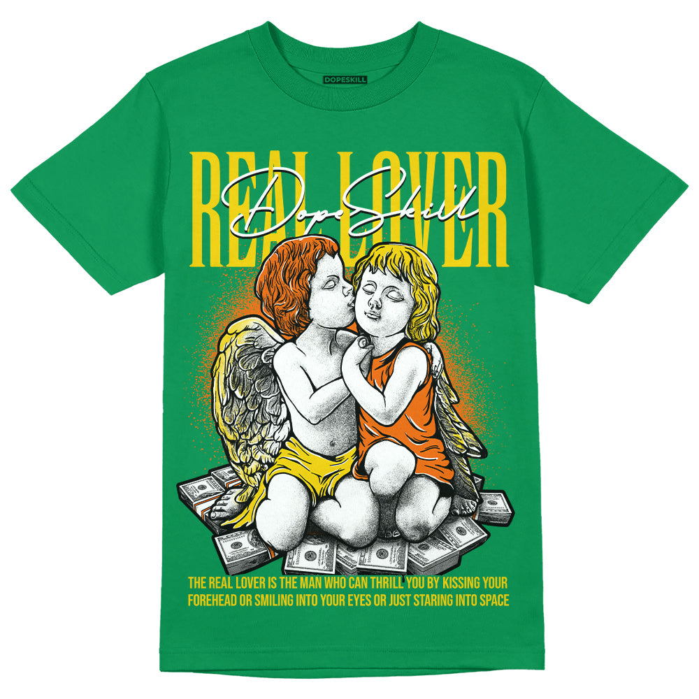 Green Collection superstreetwear Green T-shirt Real Lover Graphic