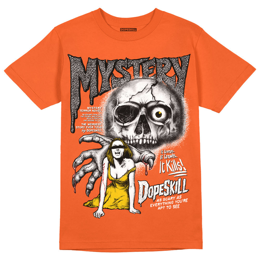 Georgia Peach 3s superstreetwear Orange T-shirt Mystery Ghostly Grasp Graphic