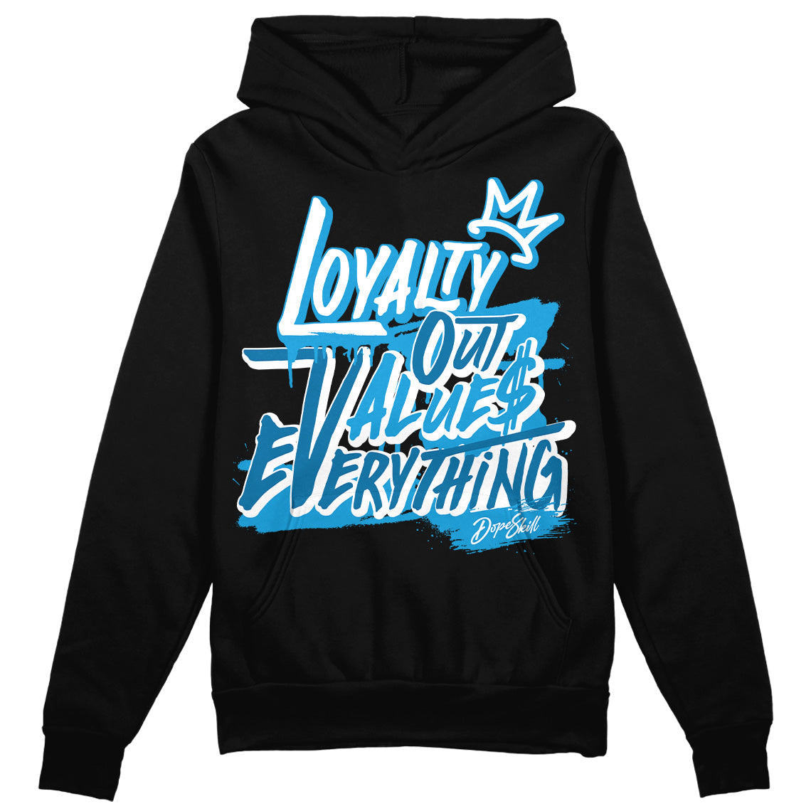Military Blue 4s superstreetwear Hoodie Sweatshirt LOVE Graphic