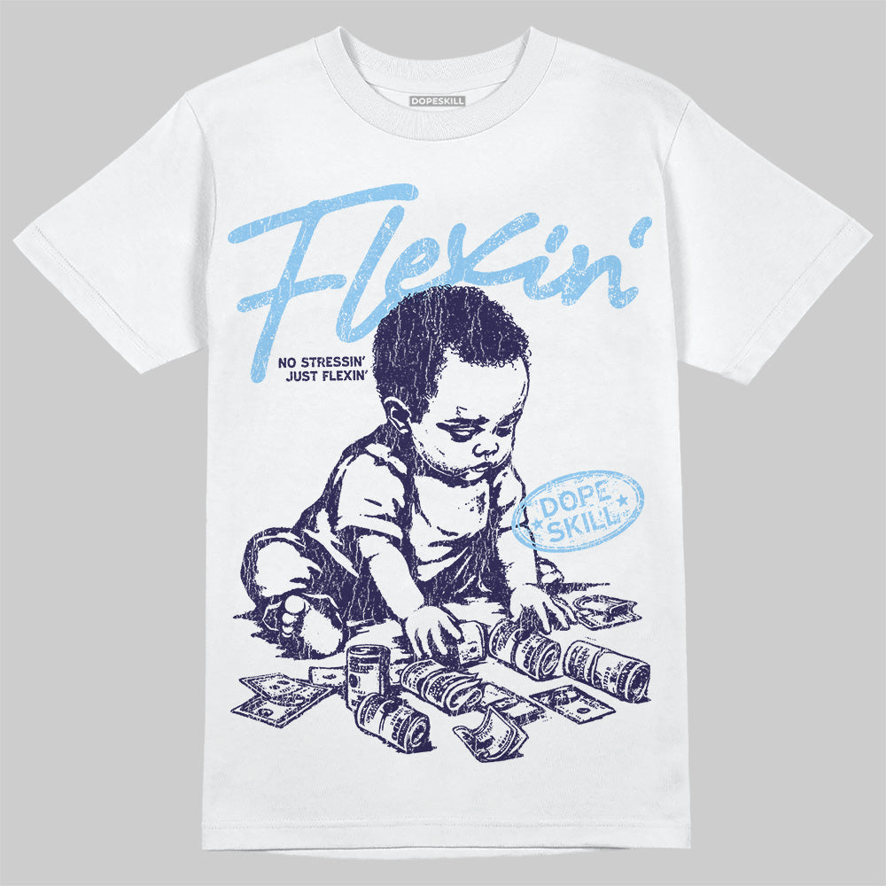 University Blue Collection superstreetwear T-Shirt Flexin' Graphic