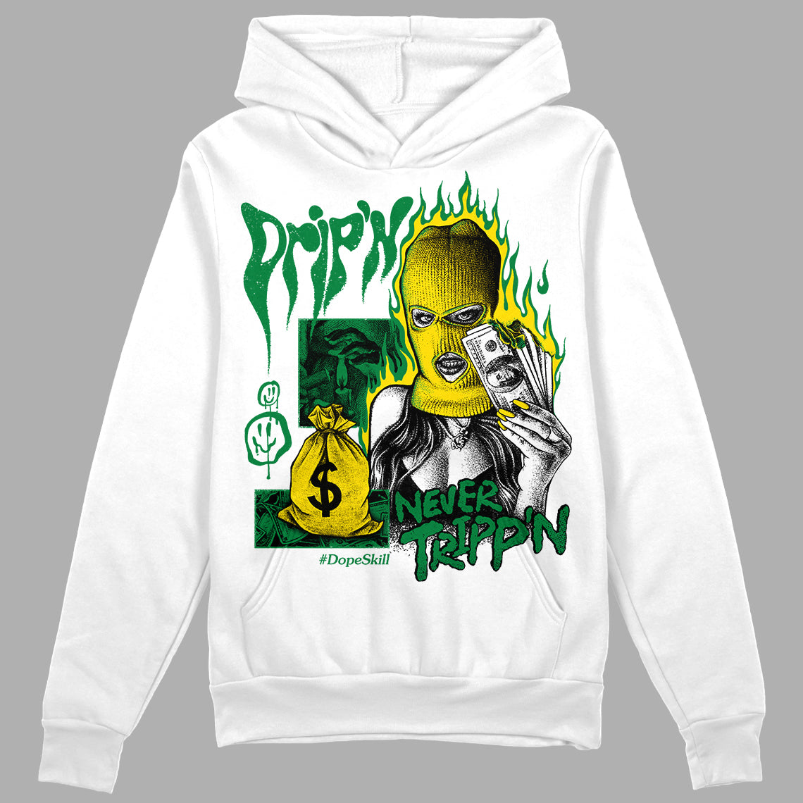 Dunk Reverse Brazil superstreetwear Hoodie Sweatshirt Drip'n Never Tripp'n Graphic