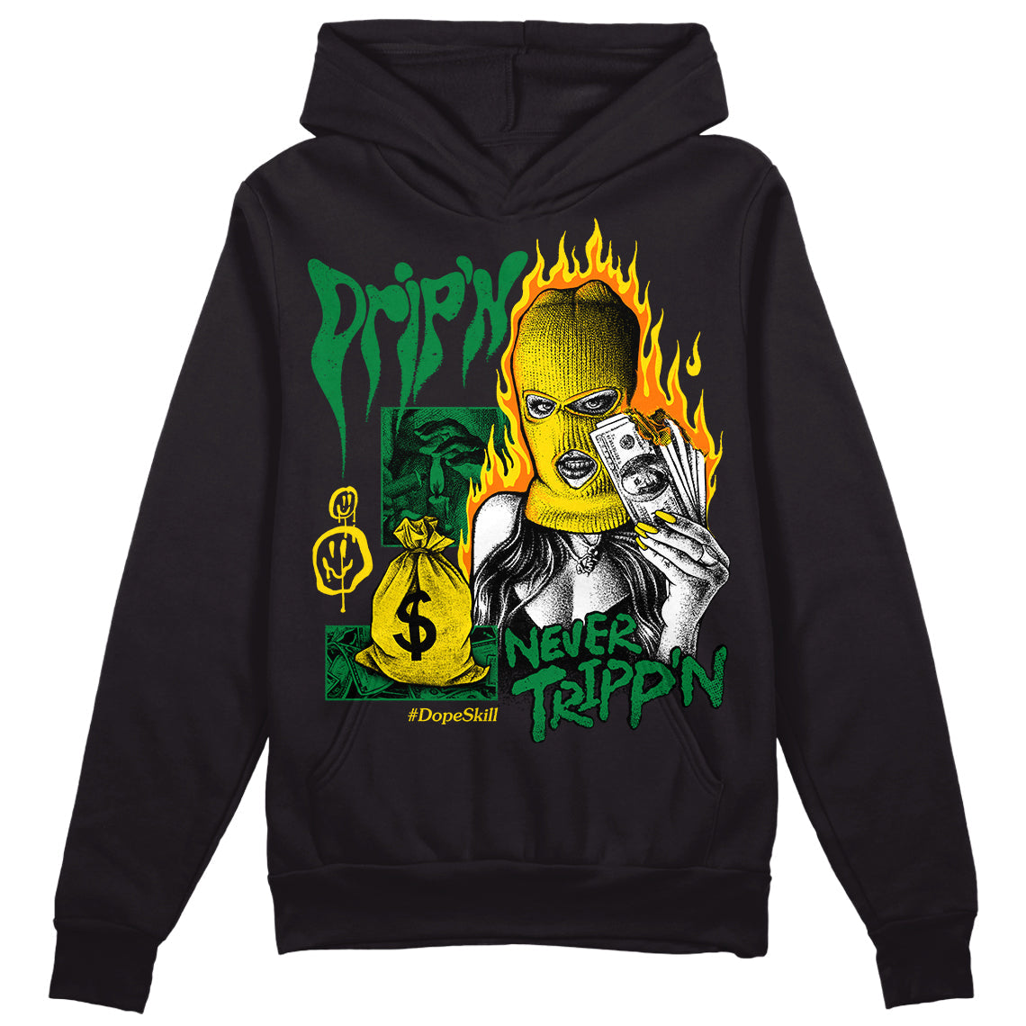 Dunk Reverse Brazil superstreetwear Hoodie Sweatshirt Drip'n Never Tripp'n Graphic