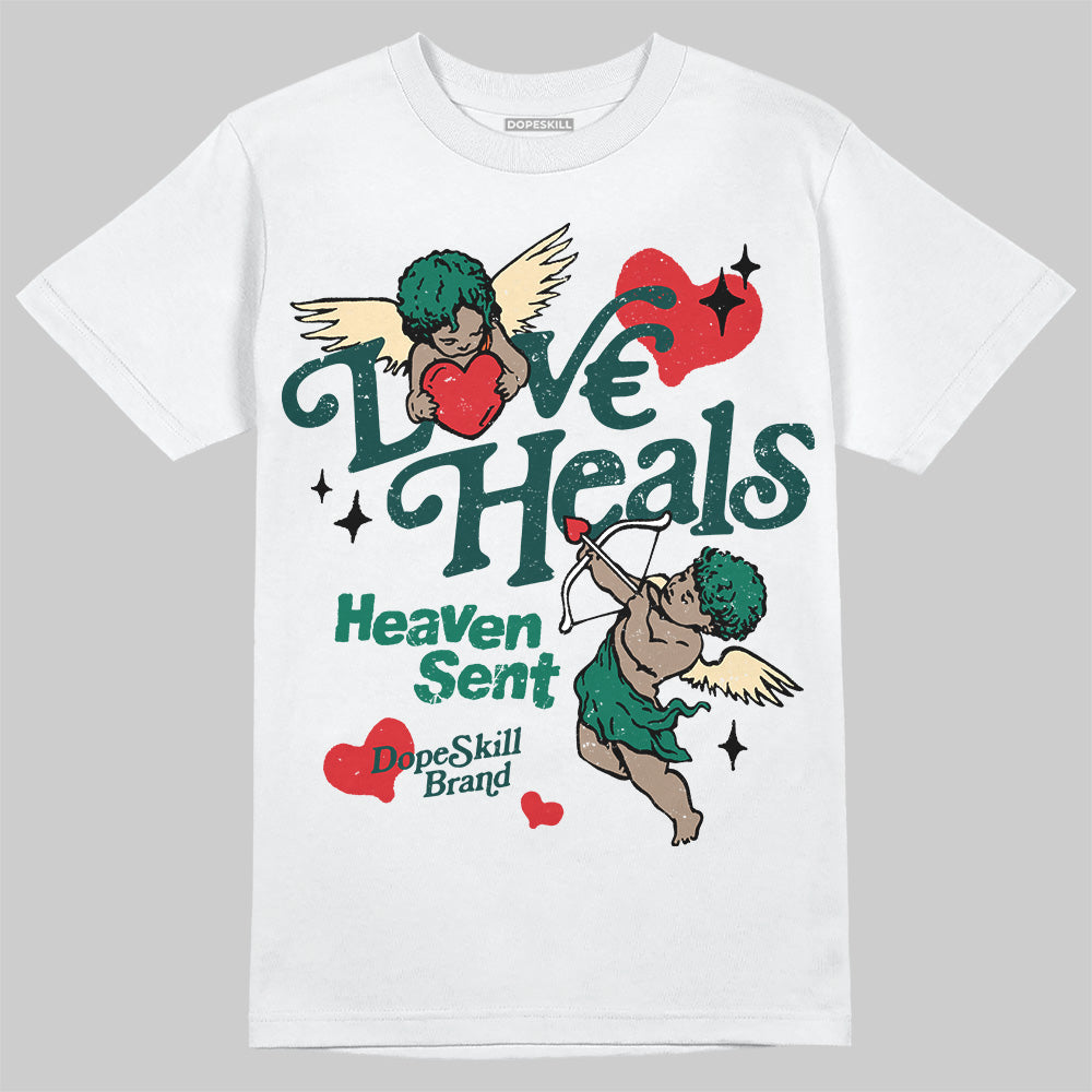 Oxidized Green 4s superstreetwear T-Shirt New Love Heals Graphic
