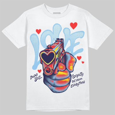 University Blue Collection DopeSkill T-Shirt Love Shot Graphic