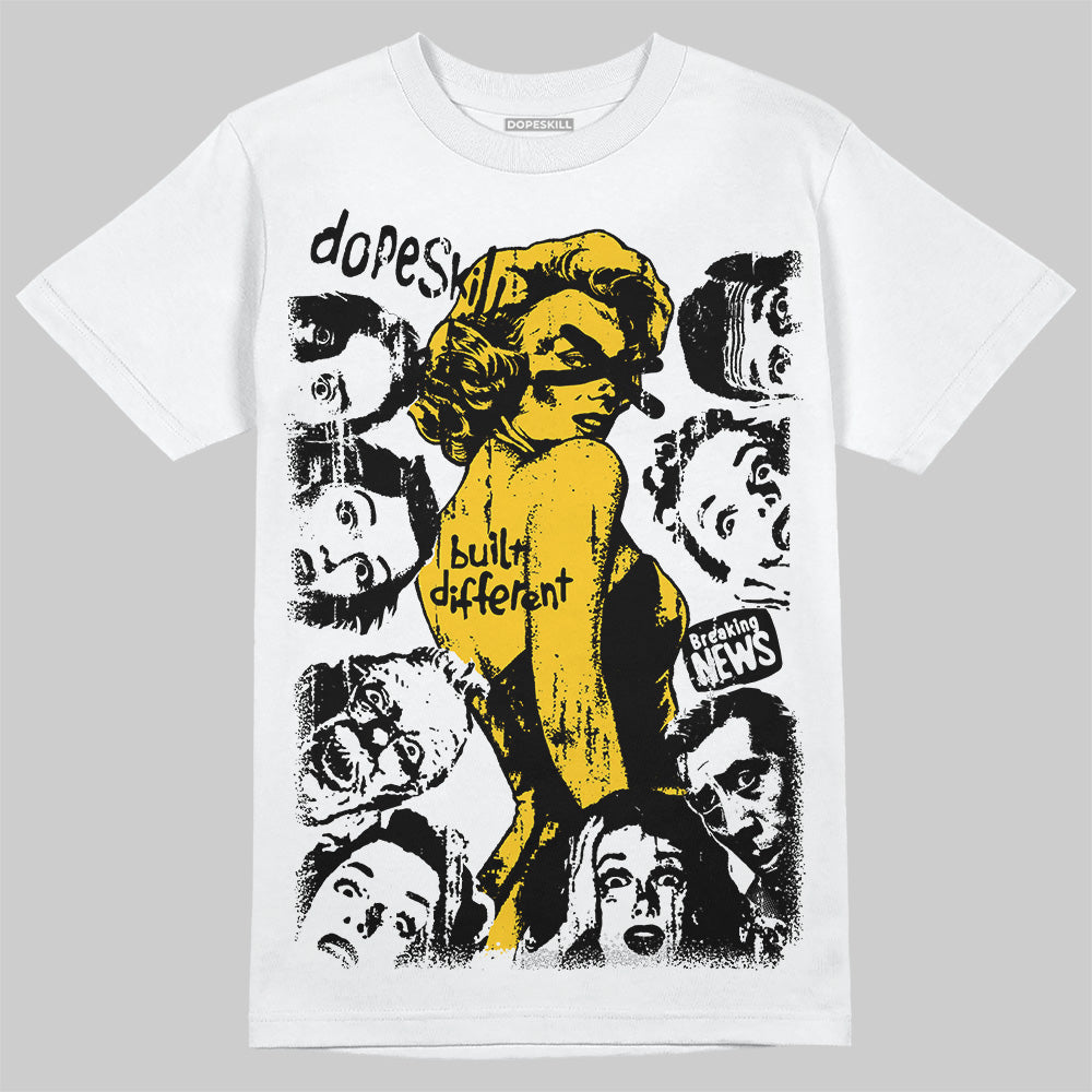 Yellow Collection superstreetwear T-Shirt Built Different Graphic