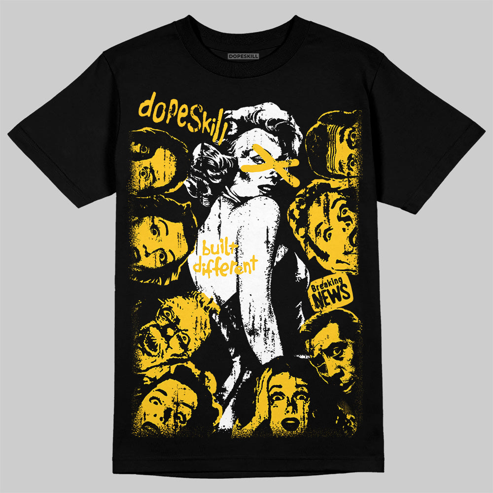 Yellow Collection superstreetwear T-Shirt Built Different Graphic