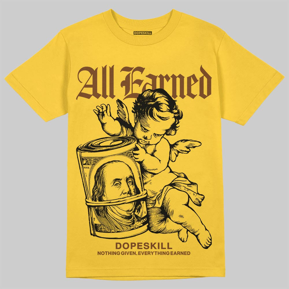 Yellow Collection superstreetwear T-Shirt All Earned Graphic
