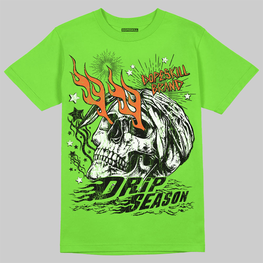 Neon Green Collection superstreetwear T-Shirt Drip Season Graphic