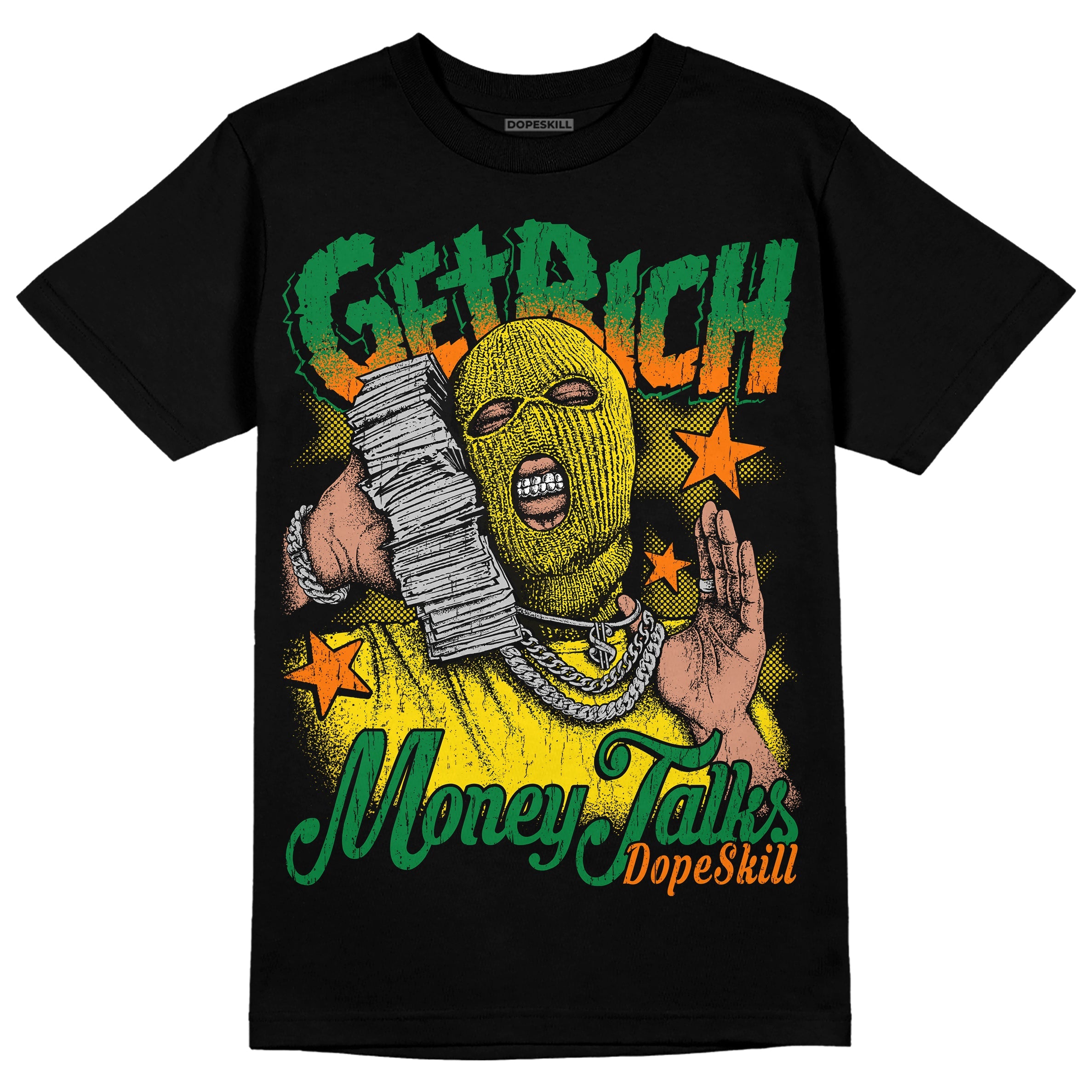 Dunk Low Reverse Brazil superstreetwear T-Shirt Get Rich Graphic