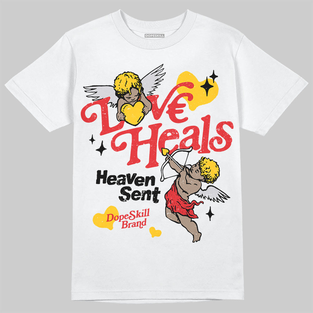 Red Cement 4S superstreetwear T-Shirt New Love Heals Graphic