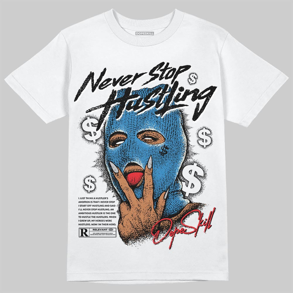 Rare Air 3s superstreetwear T-Shirt Never Stop Hustling Graphic