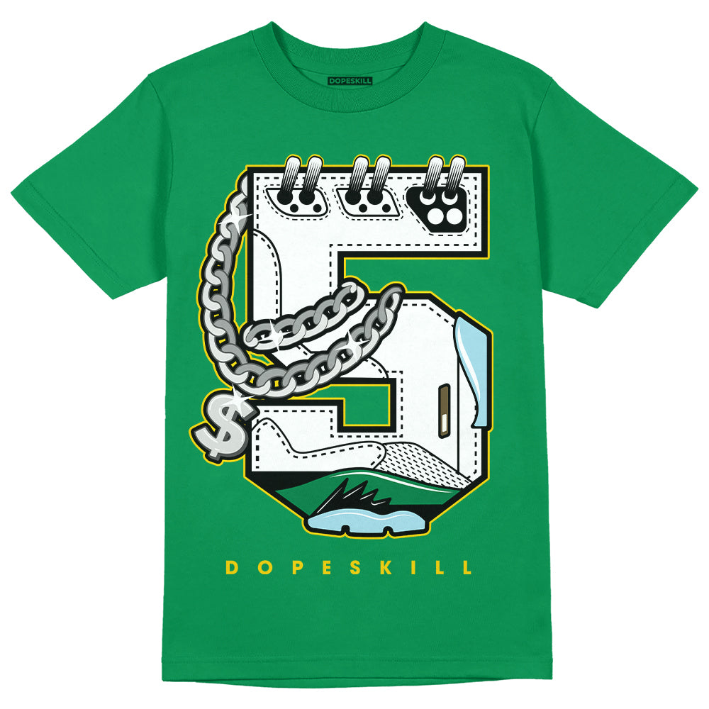 Lucky Green 5s superstreetwear Green T-shirt No.5 Graphic