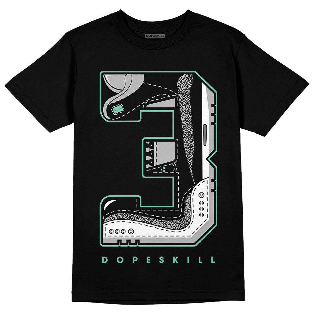 Green Glow 3s superstreetwear T-Shirt No.3 Graphic