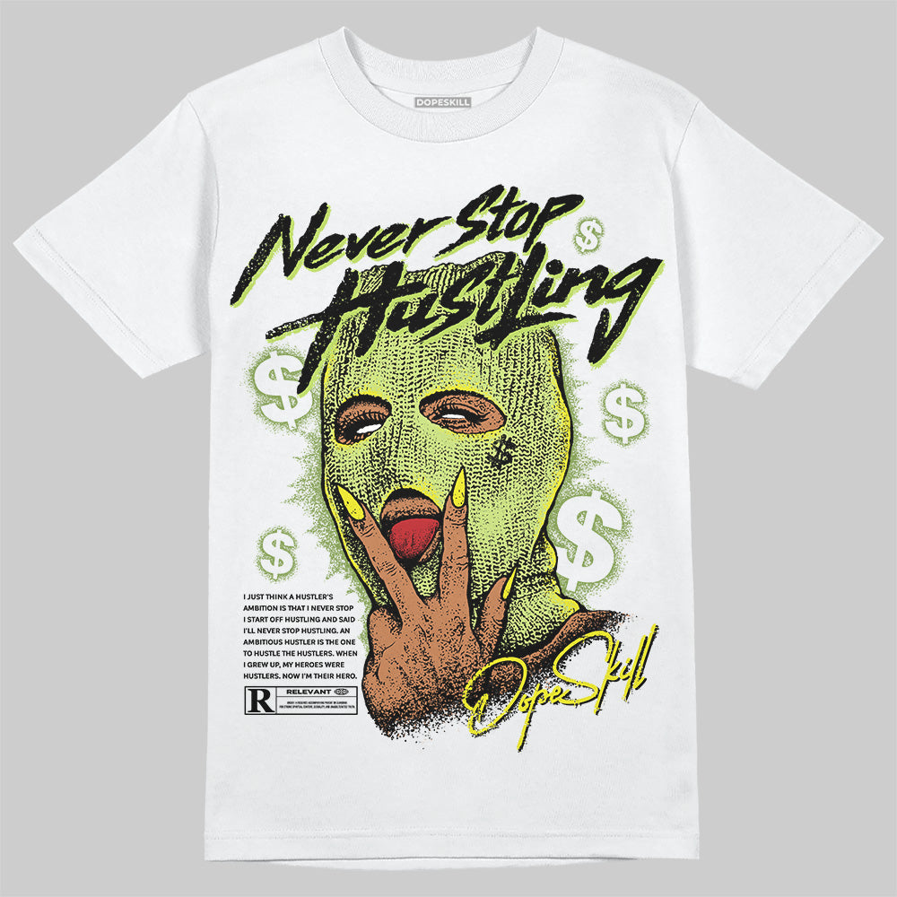 Bright Cactus 13s superstreetwear T-Shirt Never Stop Hustling Graphic