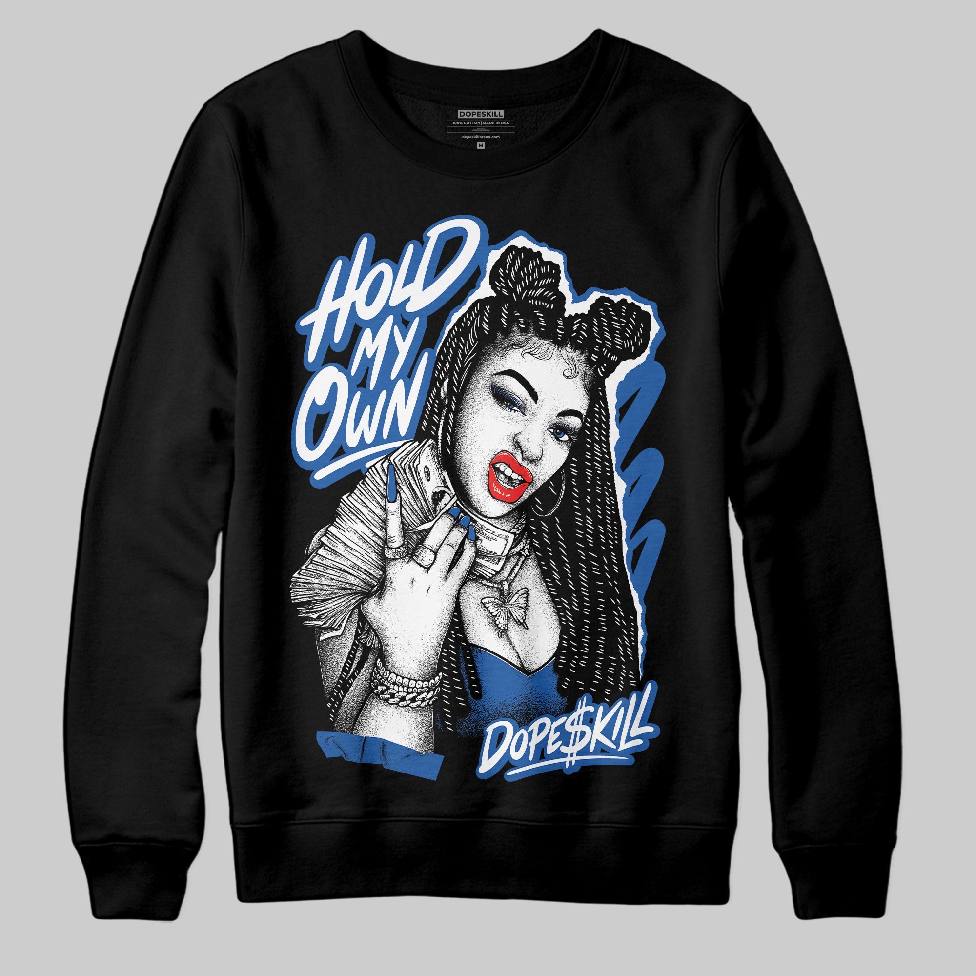 Blueberry 12s superstreetwear Sweatshirt New H.M.O Graphic