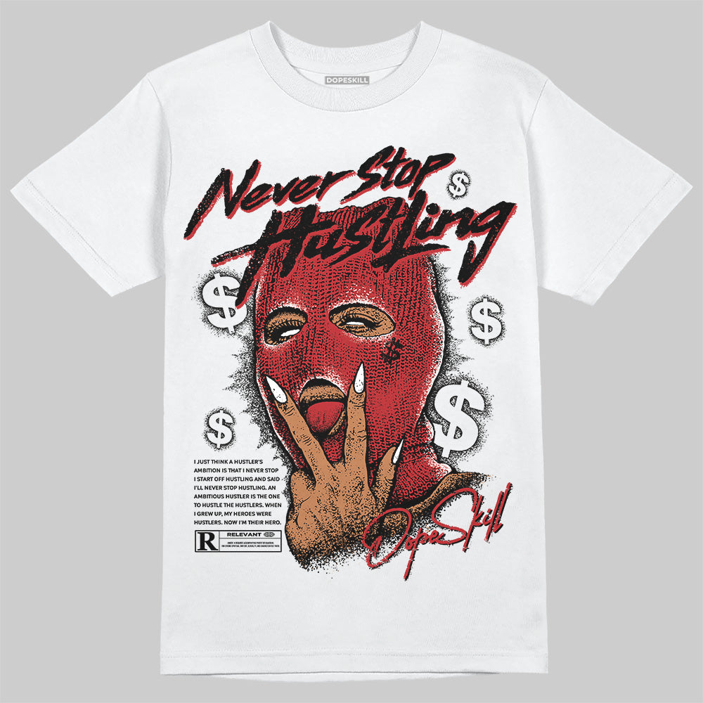 Black Toe Reimagined 1s superstreetwear T-Shirt Never Stop Hustling Graphic