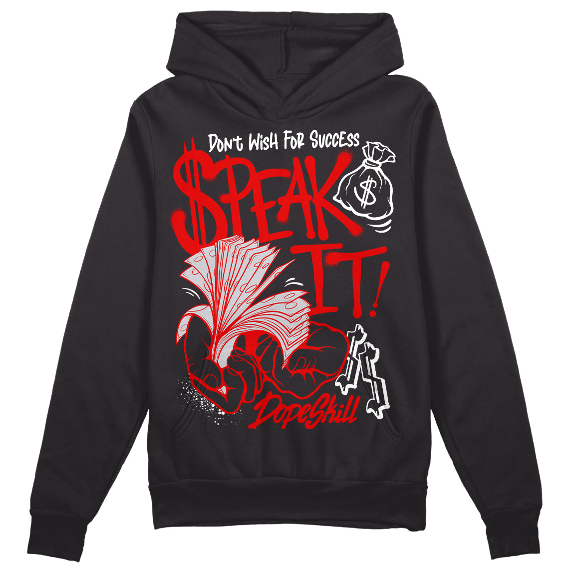 Red Cement 4S superstreetwear Hoodie Sweatshirt Speak It Graphic