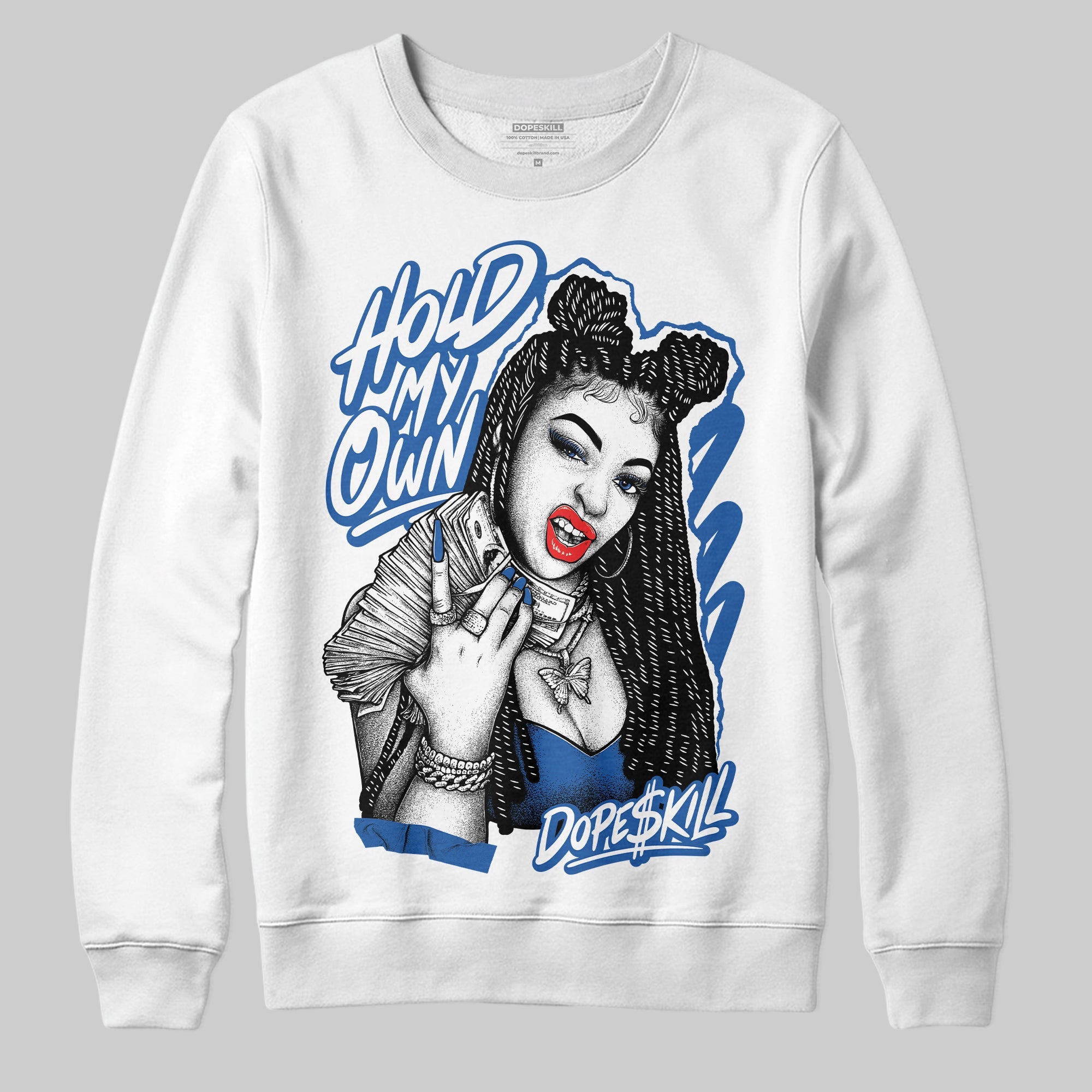 Blueberry 12s superstreetwear Sweatshirt New H.M.O Graphic