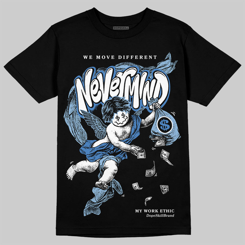 Women's Runner Sneaker Light Blue superstreetwear T-Shirt Nevermind Graphic