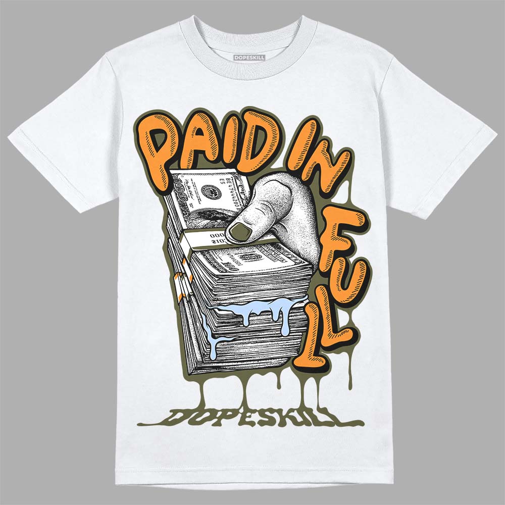 Olive 5s superstreetwear T-Shirt Paid In Full Graphic