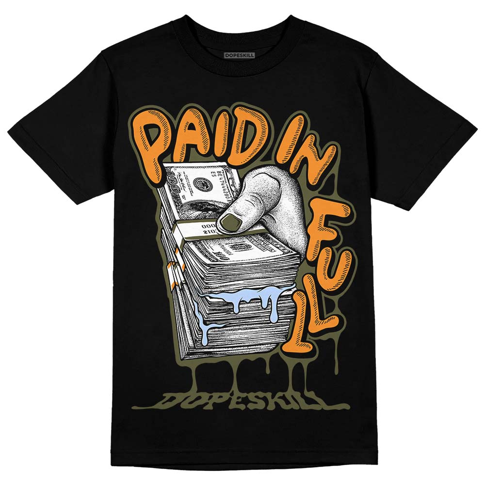 Olive 5s superstreetwear T-Shirt Paid In Full Graphic