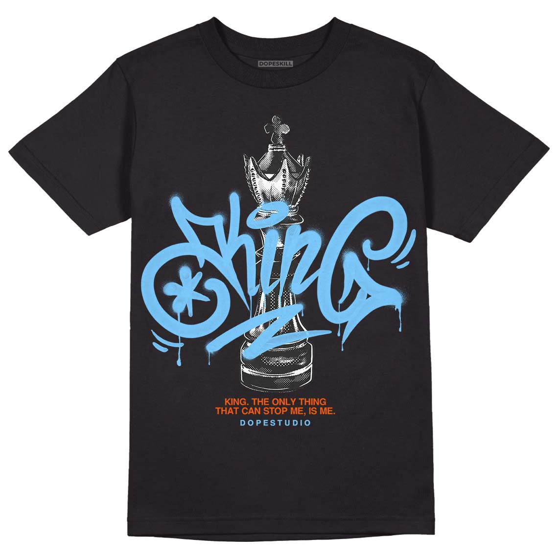 Dunk Low Futura University Blue superstreetwear T-Shirt King Chess Graphic