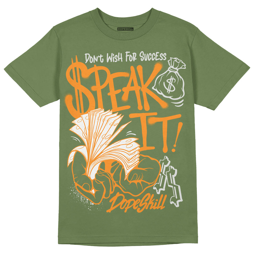 Olive 5s superstreetwear Olive T-shirt Speak It Graphic