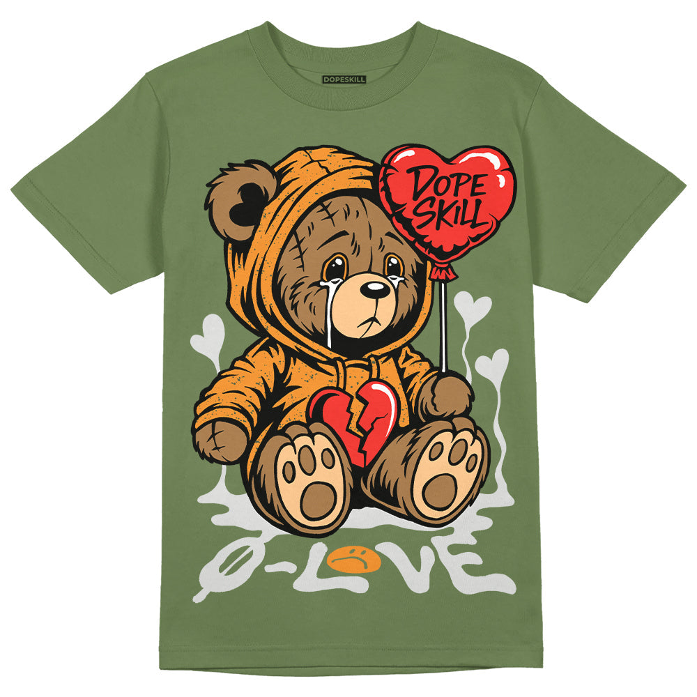Olive 5s superstreetwear Olive T-shirt Broken Bear Graphic