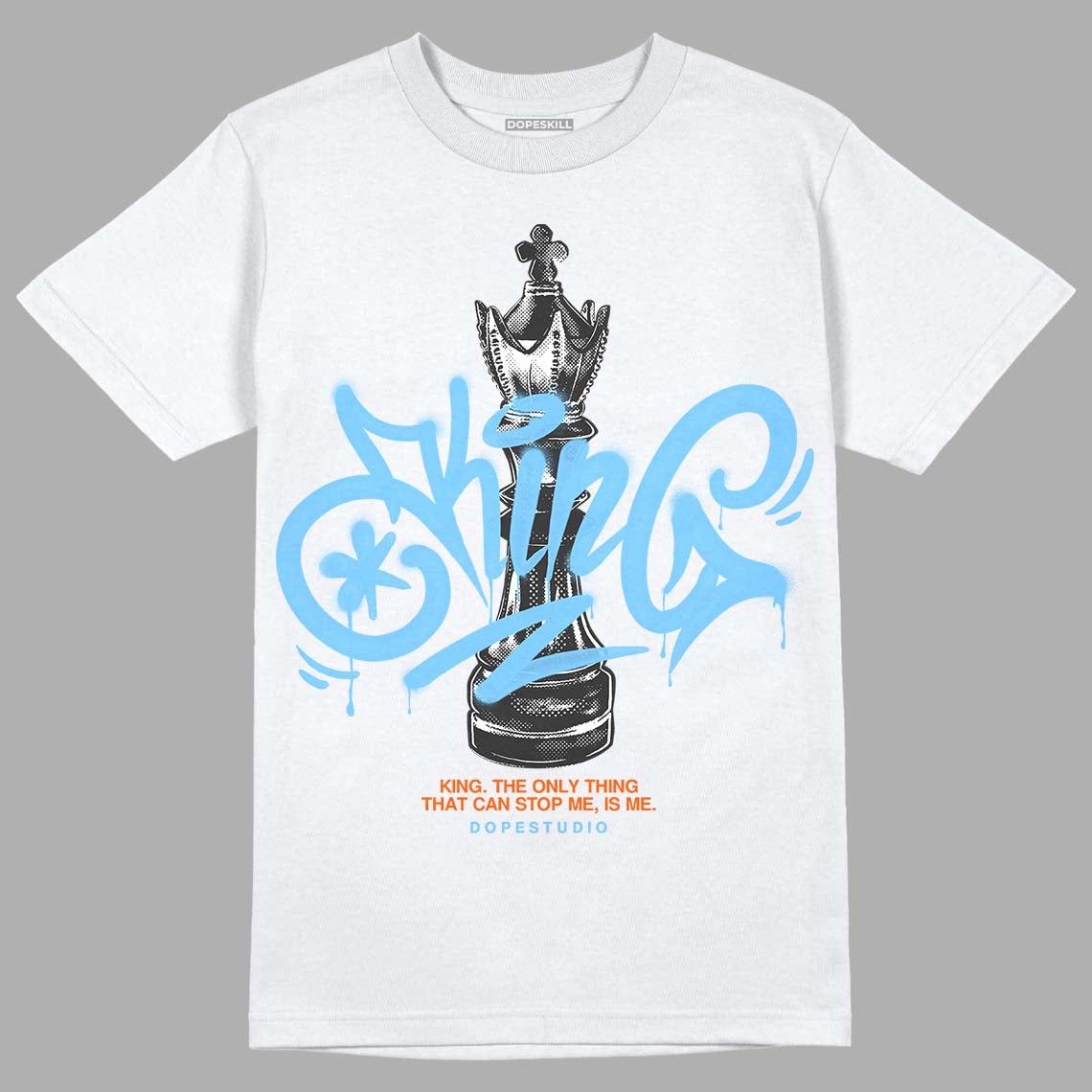 Dunk Low Futura University Blue superstreetwear T-Shirt King Chess Graphic