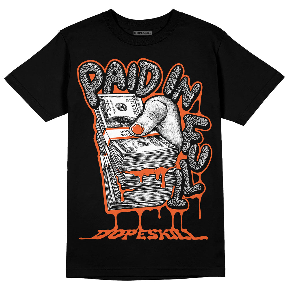 Georgia Peach 3s superstreetwear T-Shirt Paid In Full Graphic