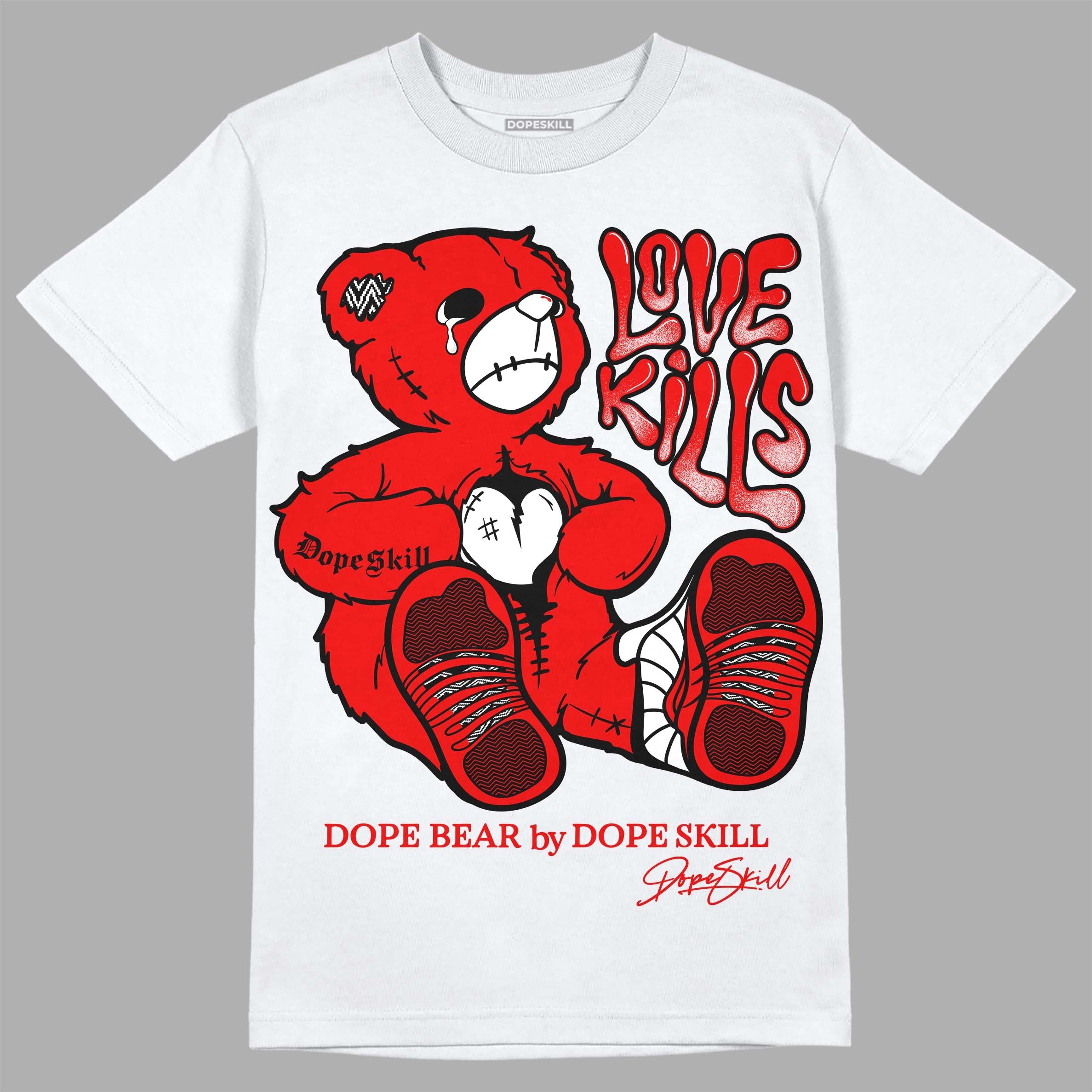 Cherry 12s superstreetwear T-Shirt Love Kills Graphic