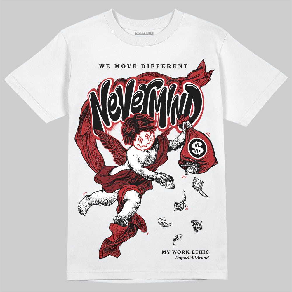 Flu Game 12s superstreetwear T-Shirt Nevermind Graphic