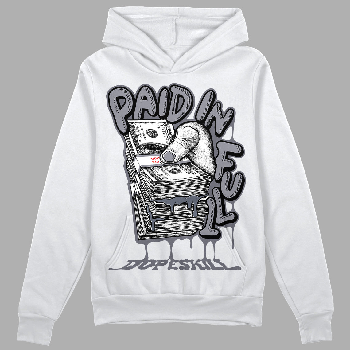 Stealth 14s superstreetwear Hoodie Sweatshirt Paid In Full Graphic